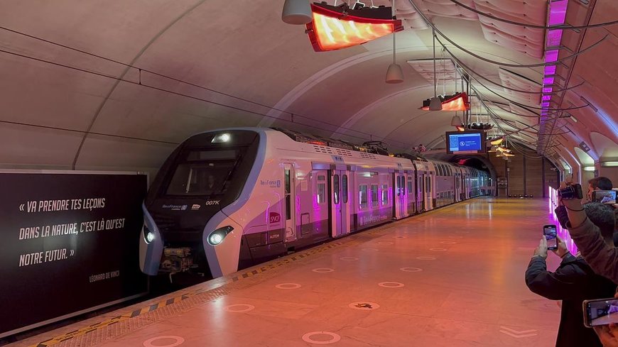 Île-de-France Mobilités, SNCF Voyageurs et Alstom inaugurent le RER NG, le train Nouvelle Génération à destination des lignes RER D et RER E en Île-de-France